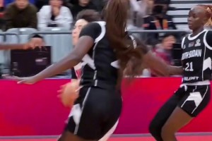 楊隊快攻小拋投美如“畫”！